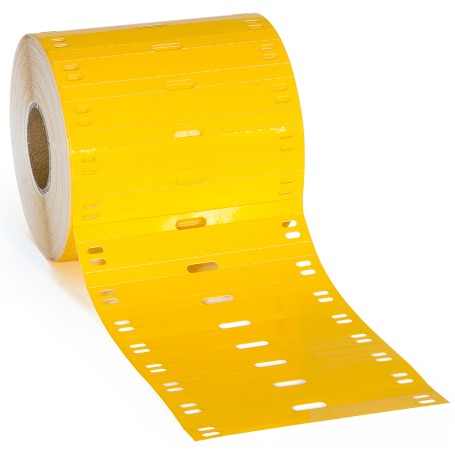 Brady BPT-7510-7598-YL segnacavo Giallo Poliestere 1000 pz (197433)