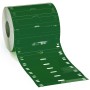 Brady BPT-7510-7598-GN segnacavo Verde Poliestere 1000 pz (197434)
