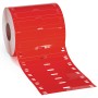 Brady BPT-7510-7598-RD segnacavo Rosso Poliestere 1000 pz (197435)