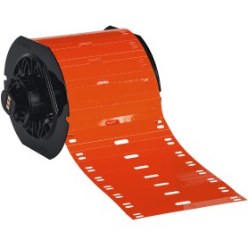 Brady B33-75X10-7598-RD etichetta per stampante Rosso Etichetta per stampante non adesiva (197549)