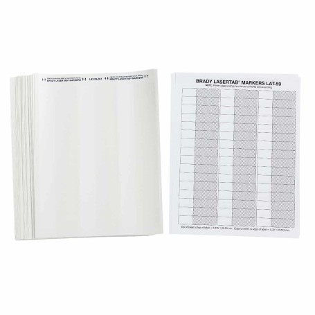 Brady LAT-59-361-2.5 etichetta per stampante Bianco Etichetta per stampante autoadesiva (089404)