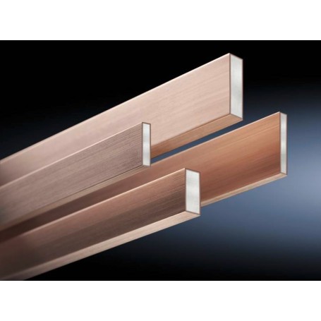 Rittal SV 3582.020 sbarra blindata 6 pz 2400 mm Alluminio, Rame