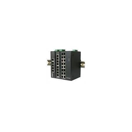 MICROSENS Fast Ethernet Industrial Switch Entry Line - Switch - 5 x 10/100 - an DIN-Schiene montierbar (MS655100X)
