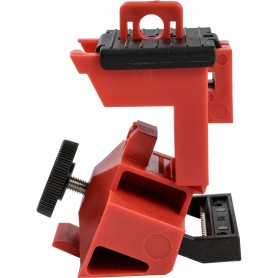 Brady 148686 dispositivo di lockout e tagout Nero, Rosso Nylon, Polipropilene (PP)