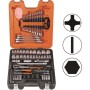 Bahco Steckschlüsselsatz - 94-teilig 0,6 cm (0,25" ) und 1,3 cm (0.5" ) (BAHS877)