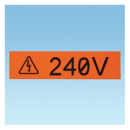 Panduit T100X000VQC-WH nastro per etichettatrice Bianco su blu (T100X000VQC-WH)