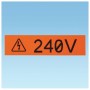 Panduit T100X000VQC-WH nastro per etichettatrice Bianco su blu (T100X000VQC-WH)