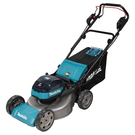 Makita LM001GZ tagliaerba Tagliaerba a spinta Batteria Nero, Blu
