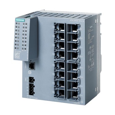 Siemens 6GK5216-0BA00-2AC2 switch di rete Gestito L2 Fast Ethernet (10/100) (6GK52160BA002AC2)