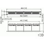 METZ CONNECT 130856-E pezzo di pannello 1U (130856-E)