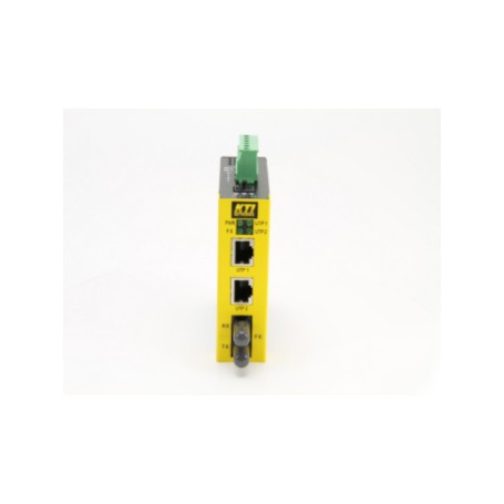 KTI Networks KSD-103-A-SL2 switch di rete Fast Ethernet (10/100) Nero, Giallo (KSD-103-A-SL2)