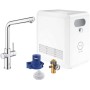 Grohe Blue Professional Duo 31347003 - Bocca a L, con bocca fissa, cromato