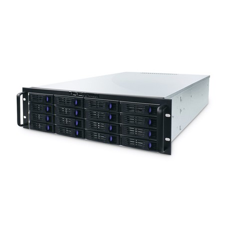 Fantec SRC-3168X07 Server di archiviazione Armadio (3U) Nero, Argento (1781)