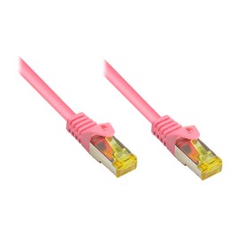 Alcasa 0.5m Cat7 RJ-45 cavo di rete Magenta 0,5 m S/FTP (S-STP) (8070R-005M)