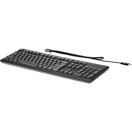HP USB keyboard, UK tastiera QWERTY Inglese UK Nero (724720-031)