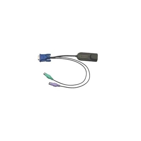 Raritan Computer Interface Module (CIM) for PS/2 Ports cavo per tastiera, video e mouse Nero (DCIM-PS2)