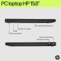 HP 15-fd0103nl Intel® Core™ i5 i5-1334U Computer portatile 39,6 cm (15.6") Full HD 16 GB DDR4-SDRAM 1 TB SSD Wi-Fi 6 (802.11a (BX9D5EA#ABZ)