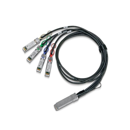 Nvidia MCP7F00-A001R30N cavo InfiniBand e in fibra ottica 1 m QSFP28 4xSFP28 Nero (980-9I486-00C001)