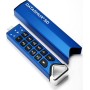 iStorage datAshur SD - USB flash drive with built-in microSD card reader - verschlüsselt - USB-C 3.2 Gen 1 (IS-FL-DSD-256-SP)