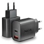 NGS ERA 30W BLACK Universale Nero AC Ricarica rapida Interno (ERA30WBLACK)