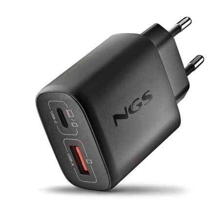 NGS EON 45W BLACK Universale Nero AC Ricarica rapida Interno (EON45WBLACK-B2C)