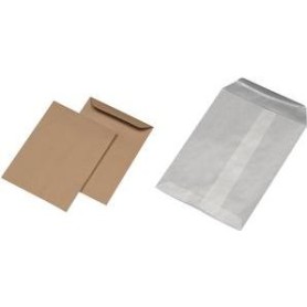 MAILmedia Lohntüten / Lohnbeutel DIN C7, natron braun 70 g/qm, naßklebend, Format: 81 x 114 mm - 1 Stück (30007499)