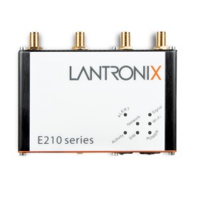 Lantronix E210 Standard router wireless Fast Ethernet Banda singola (2.4 GHz) 4G Nero, Arancione, Bianco (E214F002S)