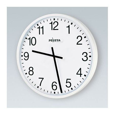 PEWETA 52.330.511 orologio da parete e da tavolo Orologio radiocomandato Rotondo Nero, Bianco