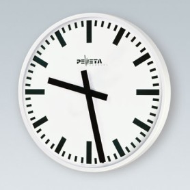 PEWETA 52.330.521 orologio da parete e da tavolo Orologio radiocomandato Rotondo Nero, Bianco