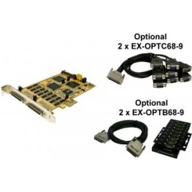 EXSYS GmbH PCIe 16S Seriell RS-232 Karte, ohne Octopus Kabel (EX-44016-2WO)