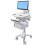 Ergotron StyleView Bianco Pannello piatto Carrello multimediale (SV43-13B0-0)