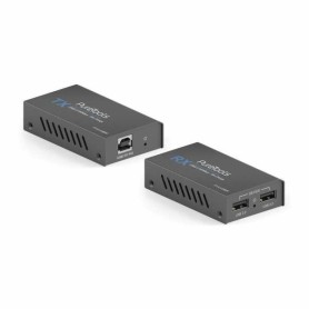 PureTools PT-E-USB50 moltiplicatore AV Trasmettitore e ricevitore AV Nero