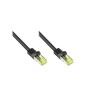 Alcasa 8070R-100S cavo di rete Nero 10 m Cat7 S/FTP (S-STP) (8070R-100S)