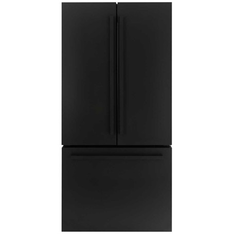 General Electric IO Mabe IWO19JSPF 3BM-DBM French Door  con kit da incasso nero opaco, 84 cm, 527 litri