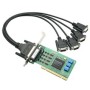 Moxa CP-114UL-DB25M scheda di interfaccia e adattatore (CP-114UL-DB25M)