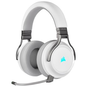 Corsair Virtuoso RGB Auricolare Con cavo e senza cavo A Padiglione Giocare USB tipo A Bianco (CA-9011186-EU)