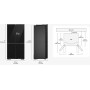 Samsung RM90F67CECEF larghezza 91,2 cm, 654 L, NoFrost+, allacciamento idrico, distributore di ghiaccio