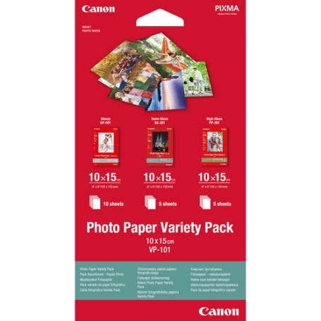 Canon Photo Paper Variety Pack carta fotografica (0775B078)
