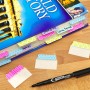 Avery Ultra Tabs Indice a linguetta vuota Verde, Azzurro, Rosa (74774)