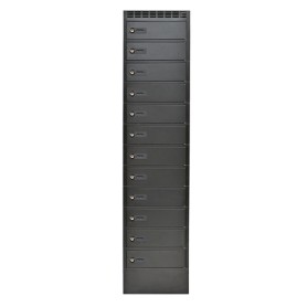 Leba NoteLocker NL-12-224-SC portable device management cart& cabinet Armadio per la gestione dei dispositivi portatili Nero