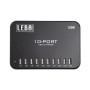 Leba NoteCharge NCHAR-U10-SC Caricabatterie per dispositivi mobili Tablet, Universale Nero USB Ricarica rapida Interno