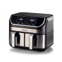 Ariete 4625 Friggitrice ad aria 9L, 2100W, Capacità 9L, Doppio cestello, Capacità di cottura 3,6kg, 11 programmi preimpostati,