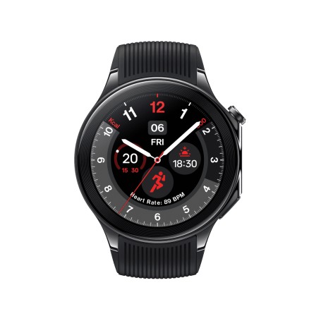 OnePlus Watch 2 3,63 cm (1.43") AMOLED Digitale 466 x 466 Pixel Touch screen Nero Wi-Fi GPS (satellitare) (5491100053)