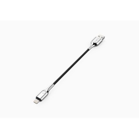 Cygnett CY2668PCCAL cavo Lightning 0,1 m Nero, Acciaio inossidabile (CY2668PCCAL)