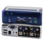 EFB Elektronik EB942 switch per keyboard-video-mouse (kvm) Blu, Argento (EB942)
