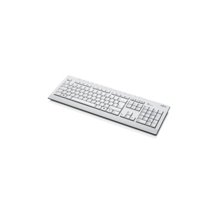 Fujitsu KB521 ECO tastiera Universale USB Tedesco Grigio, Color marmo (S26381-K523-L120)