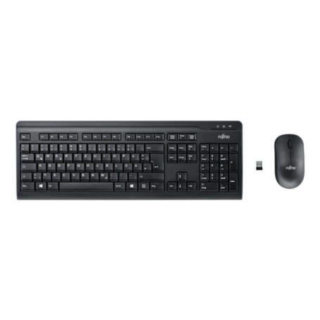 Fujitsu LX410 tastiera Mouse incluso Ufficio RF Wireless Nero (S26381-K410-L465)