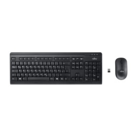 Fujitsu Wireless Keyboard Set LX410 tastiera Mouse incluso Ufficio RF Wireless QWERTY Italiano Nero (S26381-K410-L485)
