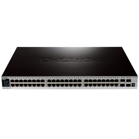 D-Link DGS-3420-52P switch di rete Gestito L2 Supporto Power over Ethernet (PoE) Nero (DGS-3420-52T)