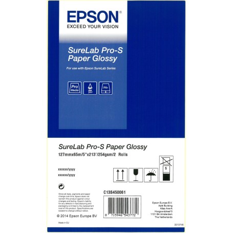 Epson SureLab Pro-S Paper Glossy BP 8x65 2 rolls (C13S450063BP)
